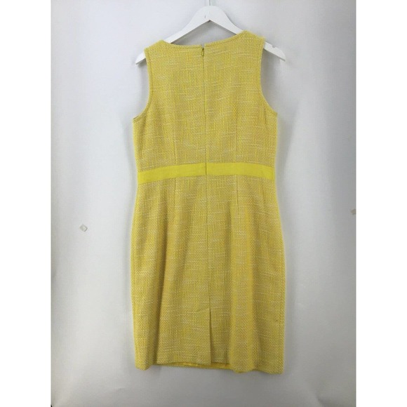 TALBOTS Textured Tweed Sleeveless Sheath Dress - Picture 10 of 12